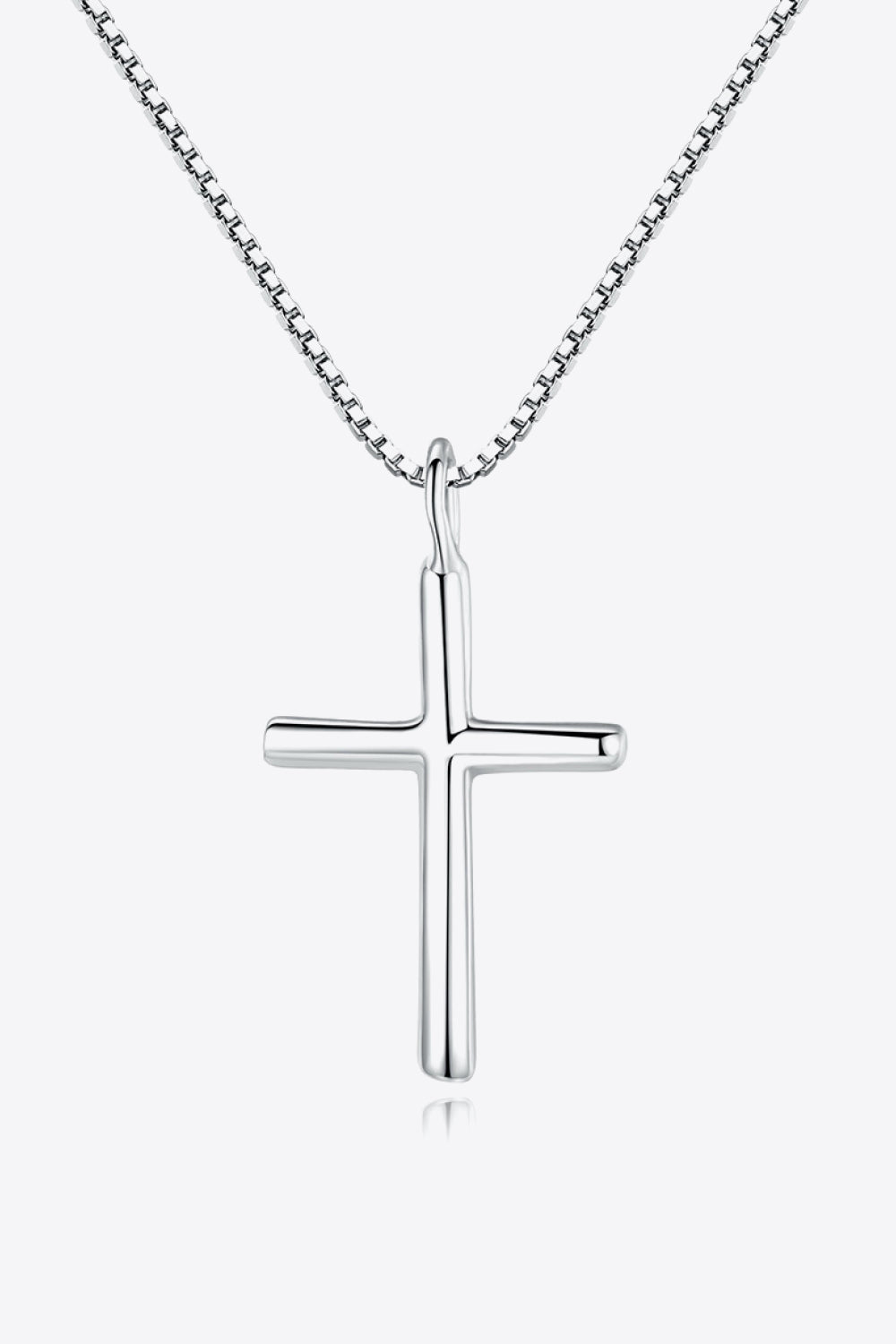 Cross Pendant 925 Sterling Silver Necklace