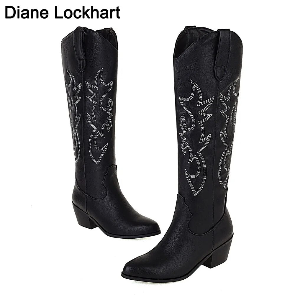 Knee High Western Cowboy Boots