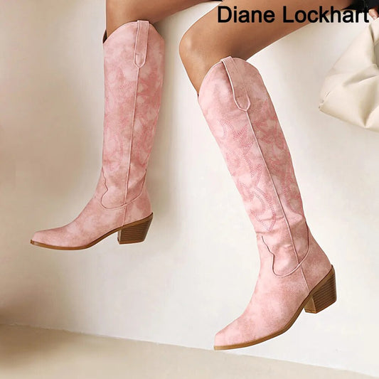 Knee High Western Cowboy Boots